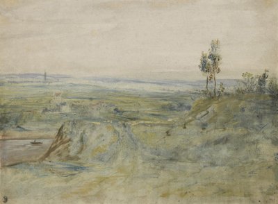 The Plain, View from the Heights of Meudon by Pierre Etienne Theodore Rousseau